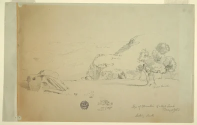 View from hill west of suk wadi, May 4, 1868