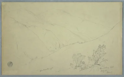 View of Blue Mountain Peak, Seen From Near Salloway Hill, Jamaica, July 1865