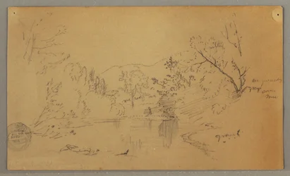 Winding River in a Wooded Valley, Vermont, October 1865