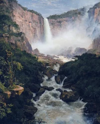 The Fall of Tequendama near Bogota, New Granada