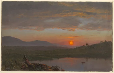 Hudson Valley, New York at Sunset