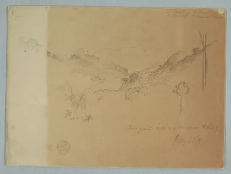 Mountain Landscape near Jorje, Ecuador