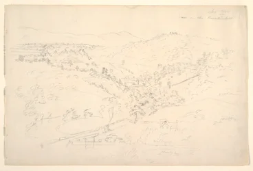 Sketch of a Catskill Landscape (View of the Kaanterkill)