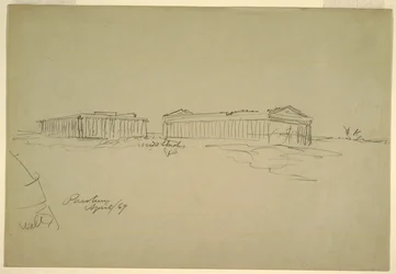 Sketches, Paestum, Southern Italy