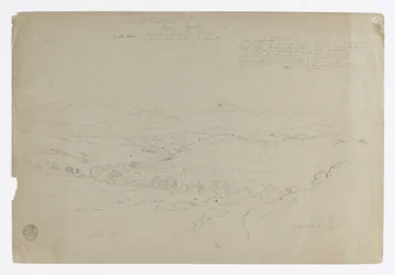 Study of Landscape with Mount Puresé