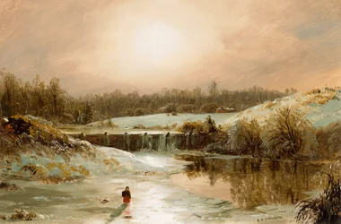 Winter Scene in Hartford