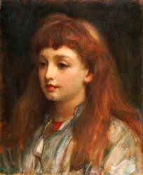 Portrait of a Young Girl, Head and Shoulders
