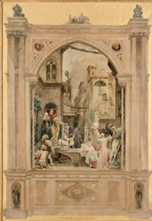 Preparing for a Festa, Florence