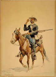 A Mounted Infantryman, 1890