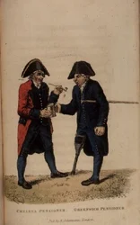 A Chelsea Pensioner and a Greenwich Pensioner from Ackermann