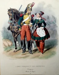 The French Army and its Cantinieres: A Dragon and a Cantiniere