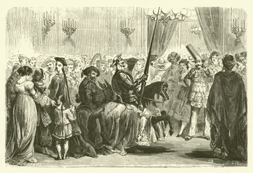 Masked Ball of the Grande Monde: Entrance of Don Quixote