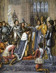Coronation of Charles VII of France in Reims, c.1900