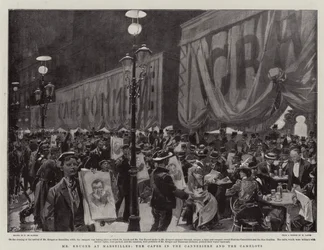 Mr Kruger at Marseilles, the Cafes in the Cannebiere and the Camelots