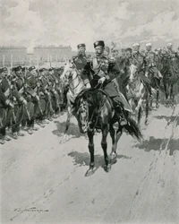 The Tsar Reviewing His Troops