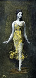 Isadora Duncan (1878 - 1927) by Kaulbac. November 1902
