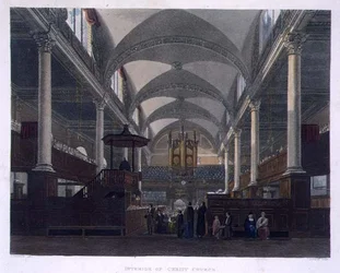 Interior of Christ Church, from 