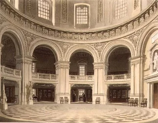 The Dome in Radcliffe Library, illustration from the 
