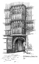 Entrance to Staple Inn, Holborn, London, 1912