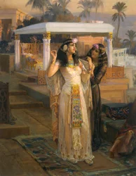 Cleopatra on Terraces of Philae