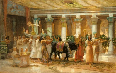 The Procession of the Sacred Bull, Apis, c.1879