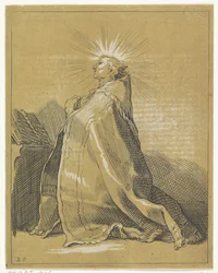 Kneeling Saint in Prayer
