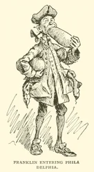 Franklin Entering Philadelphia