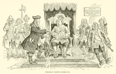 Franklin visiting George III