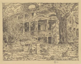 The Old House, Cos Cob, 1915