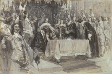 The Second Installation of Cromwell as Protector, in Westminster Hall, June 26, 1657