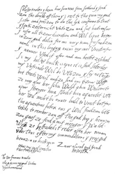 Letter by Mary Queen of Scots to Sir Francis Knollys
