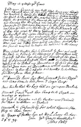 Letter by Titus Oates to the Duke of Bolton