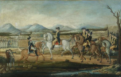 Washington Reviewing the Western Army at Fort Cumberland, Maryland