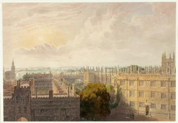 View From Radcliffe Library