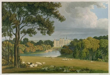 View of Burghley House, Seat of the Marquis of Exeter, Engraved and Published by Robert Havell, 1819
