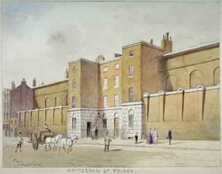 View of Whitecross Street Prison for debtors, London, c. 1840