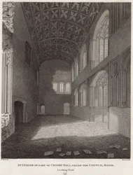 Interior of part of Crosby Hall