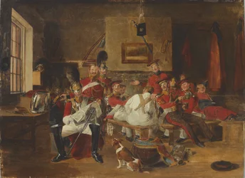 2nd Life Guards, Guard Room, 1828 circa