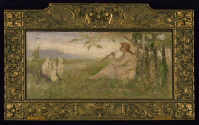 Girl with Rabbits
