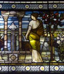 Classical Maidens In A Garden