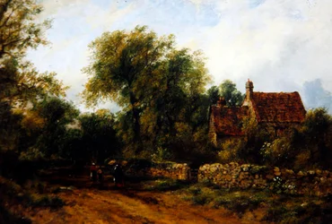 Landscape with Figures, c.1840