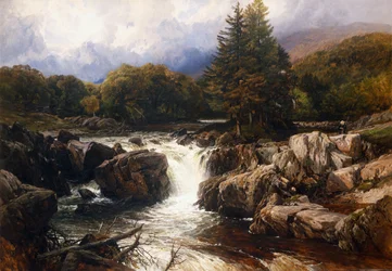 Welsh River Landscape