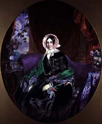 Portrait of a Woman in a Victorian Interior