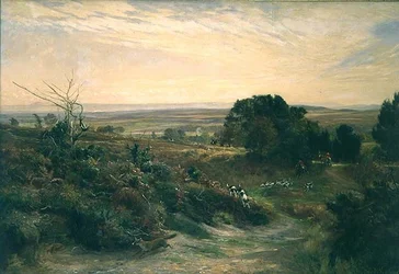 The South Dorset Hunt on Eggerdon Hill