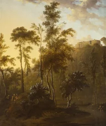Italianate Landscape with Fishermen