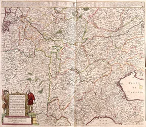 East France, Belgium, Switzerland, West Germany, North Italy
