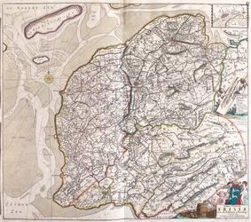 Map of Friesland