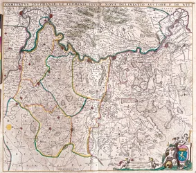 Map of the County of Zutphen (Germany)