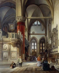 Interior of the Church of the Friars in Venice