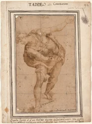A Hebrew, from Christ Shown to the People recto, Design for a Wall Decoration...verso